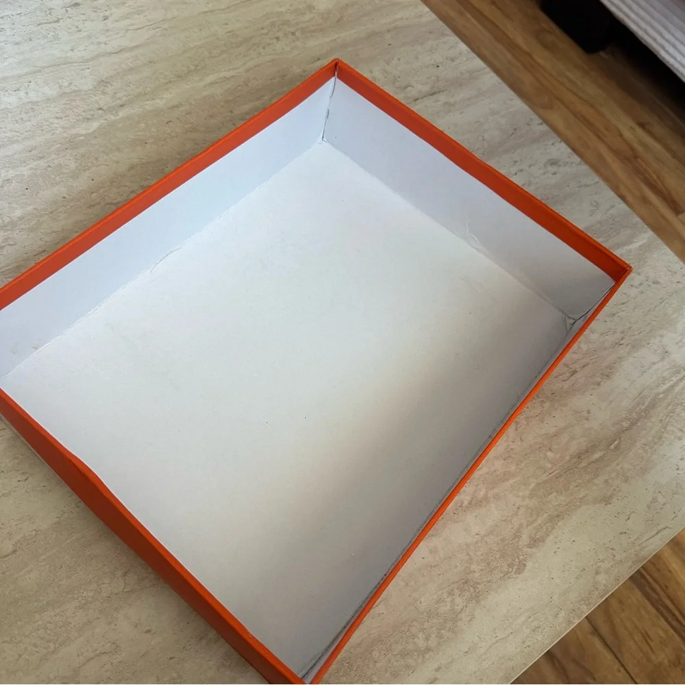 Hermès Orange Shoe Box